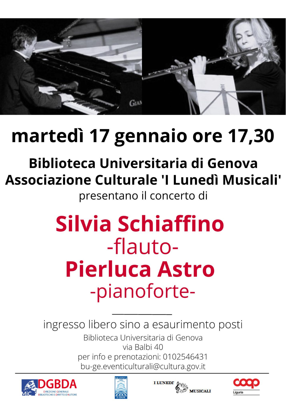 I Lunedi Musicali in Biblioteca Universitaria 2023