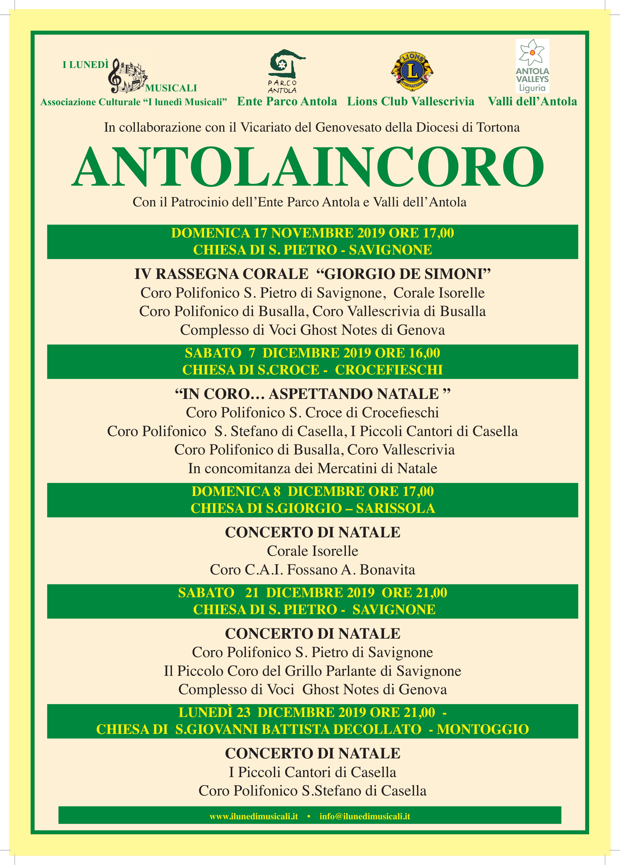 ANTOLAINCORO 2019